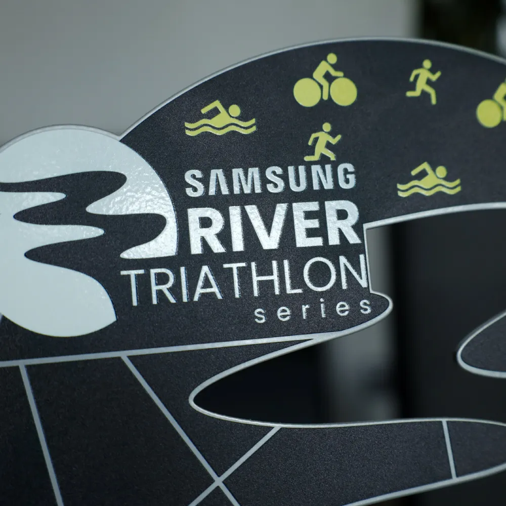 Statuetka z Motywem Triathlonowym na Samsung River Triathlon